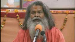 Swamiji's satsang 8.3.10 Kumbha Mela camp in Haridwar