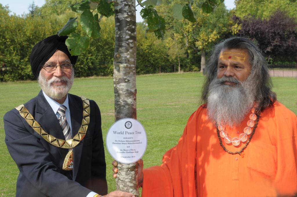 Peace Tree planting ceremony in Queen's Park London Thursday 2nd September 2010, 11am