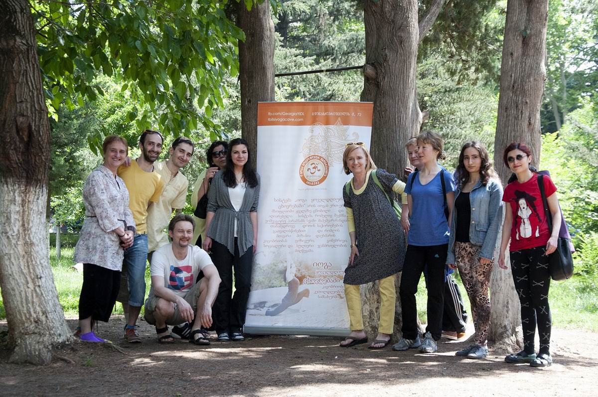 Yoga in the Park in Tbilisi, Georgia