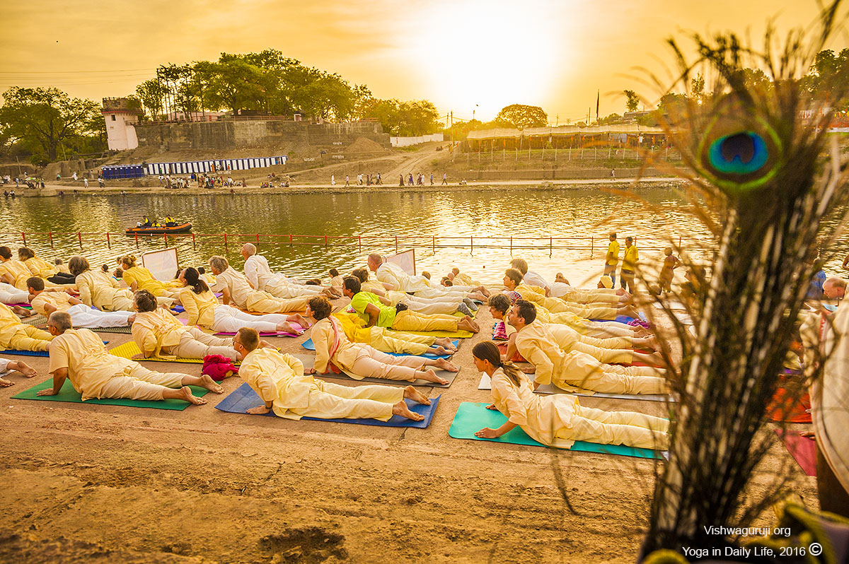 Sadhana on the banks of the Kshipra