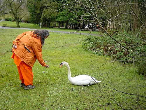 Swamiji in Stanley Park