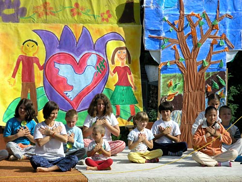 Play performance \'We love Sun and Earth and trees and rivers, all living creatures\'